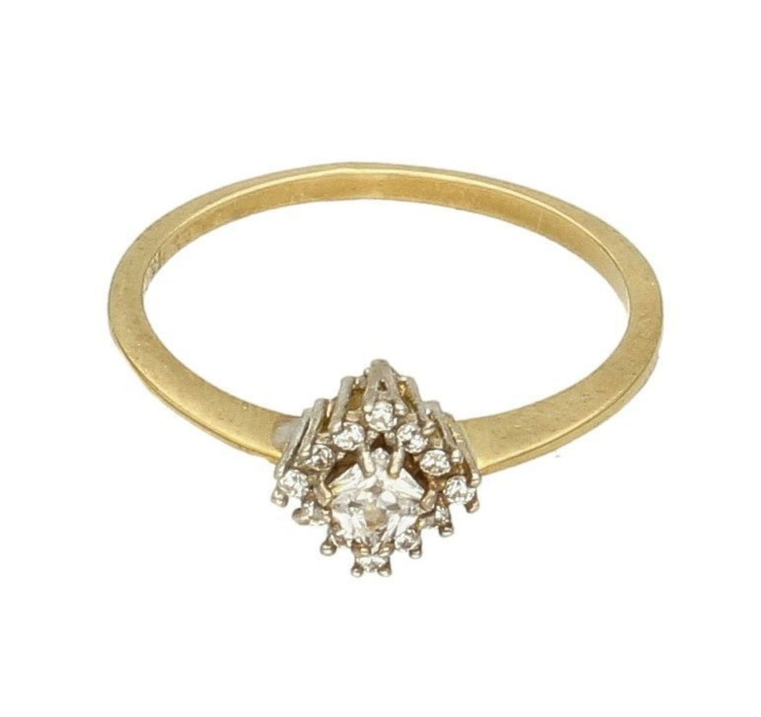 Złoty pierścionek 333 zaręczynowy z cyrkoniami PI 1915. Złoty pierścionek. Złoty pierścionek z cyrkoniami. Pierścionek złoty zaręczynowy. Złoty pierścionek dla ukochanej. Złoty.jpg